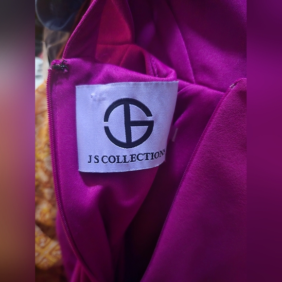 NWT JS collections women's size 6 purple evening gown - Picture 6 of 6